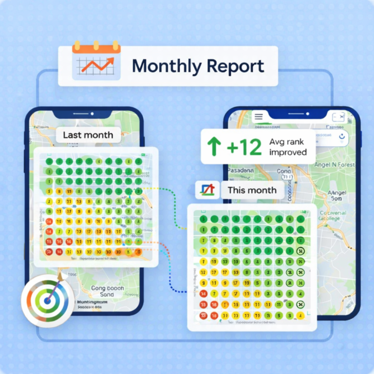 FlowPilot delivers monthly heatmap reports so you see where you rank